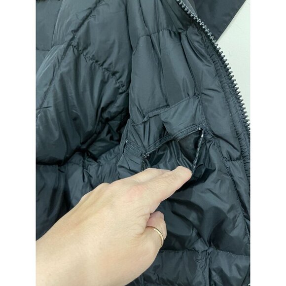 Eddie Bauer Women's Down filled‎ Black Parka Puffer Coat Jacket Size Small - Picture 8 of 15